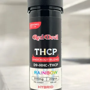 RED DEVIL D9 DUAL GUMMIES 4000MG BOTTLE 20PCS–RAINBOW HYBRID